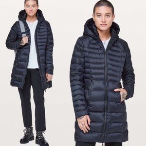 Lululemon Brave the Cold Long Down Puffer Jacket Coat Parka Black
